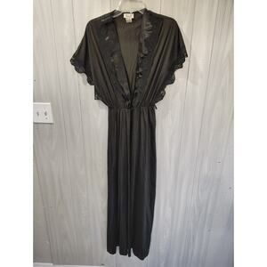 Women's Vintage Paramount New York Evening Gown Robe Size M USA Romance Goth